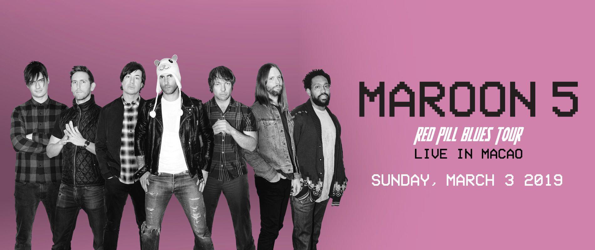 Red Maroon 5 Logo - MAROON 5 RED PILL BLUES TOUR LIVE IN MACAO | Entertainment | The ...