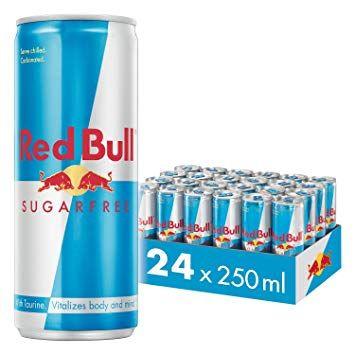 Red Bull Energy Drink Logo - Red Bull Energy Drink Sugar Free 24 Pack of 250 ml, Sugarfree