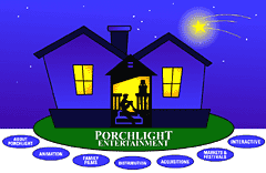 Porchlight Entertainment Logo - Blue Wire Interactive