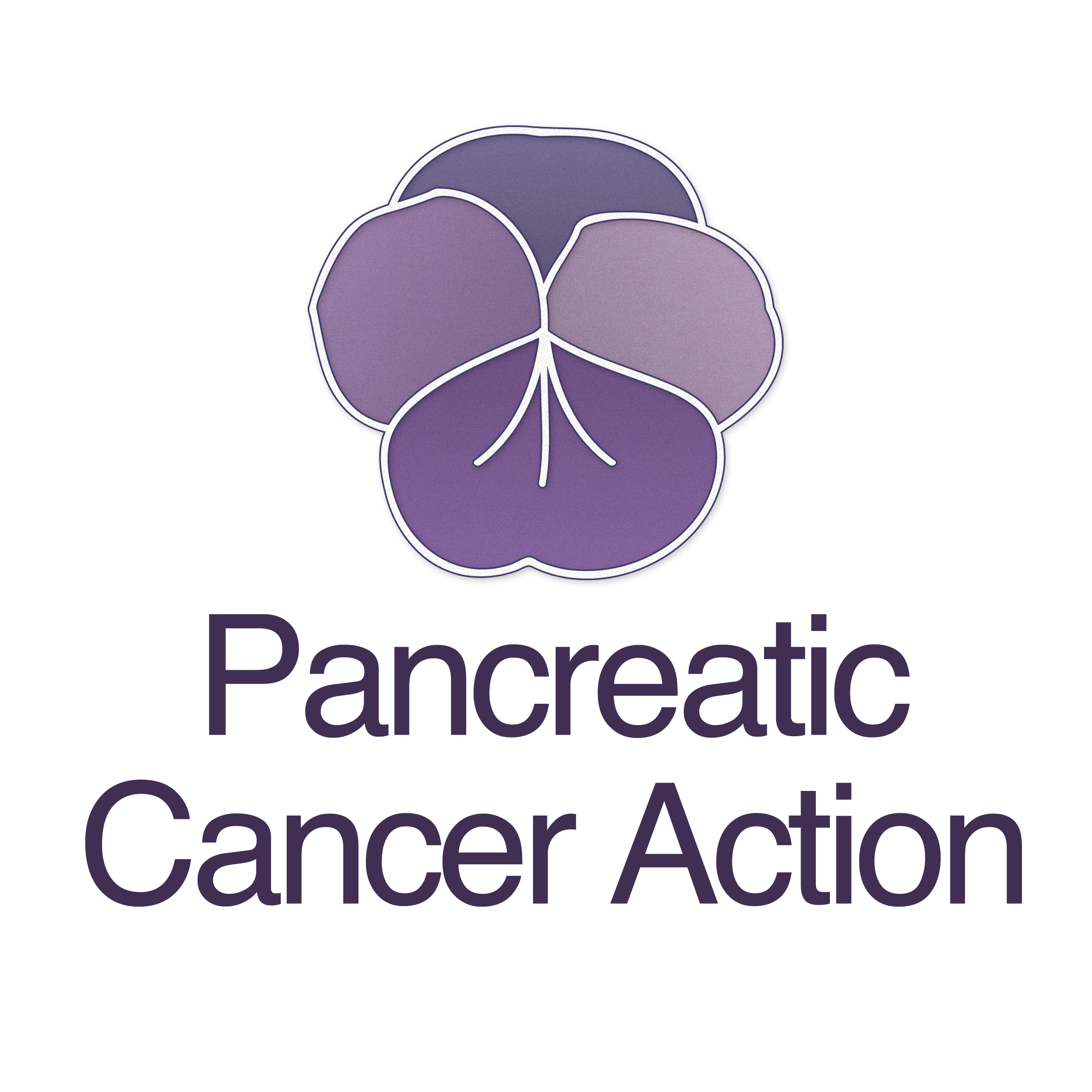 Purple Square Logo - Why the purple pansy for a logo? · Pancreatic Cancer Action