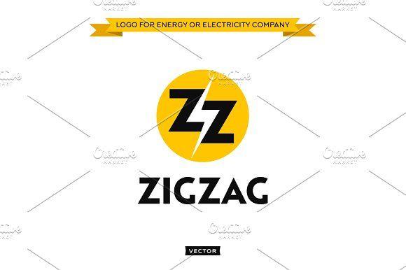 Z Company Logo - Logo for electricity energy company, lightning and two letters Z