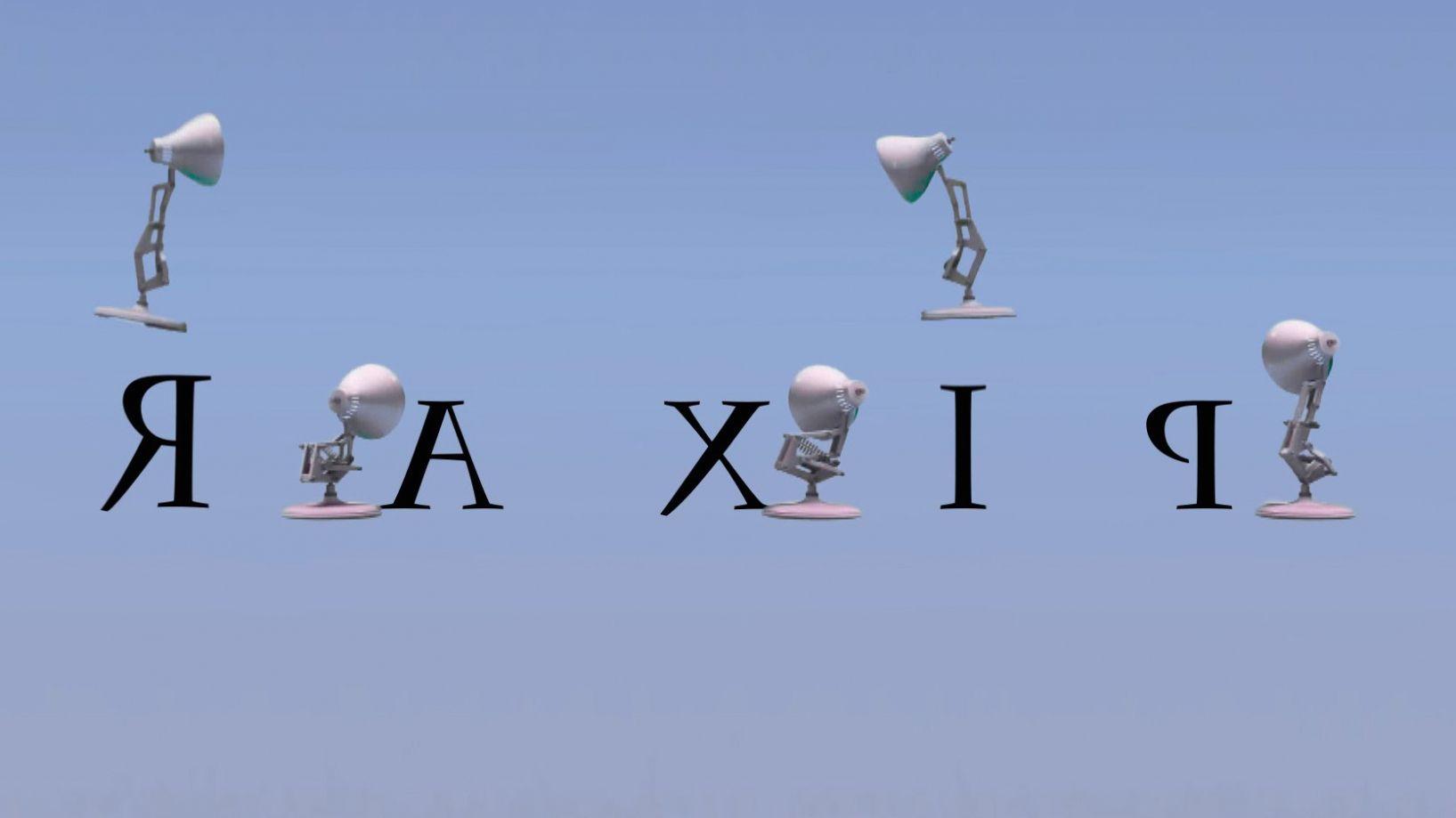 Pixar Lamp Logo - Lamps: 189 Five Pixar Lamps Spoof Pixar Lamp Luxo Jr Logo With