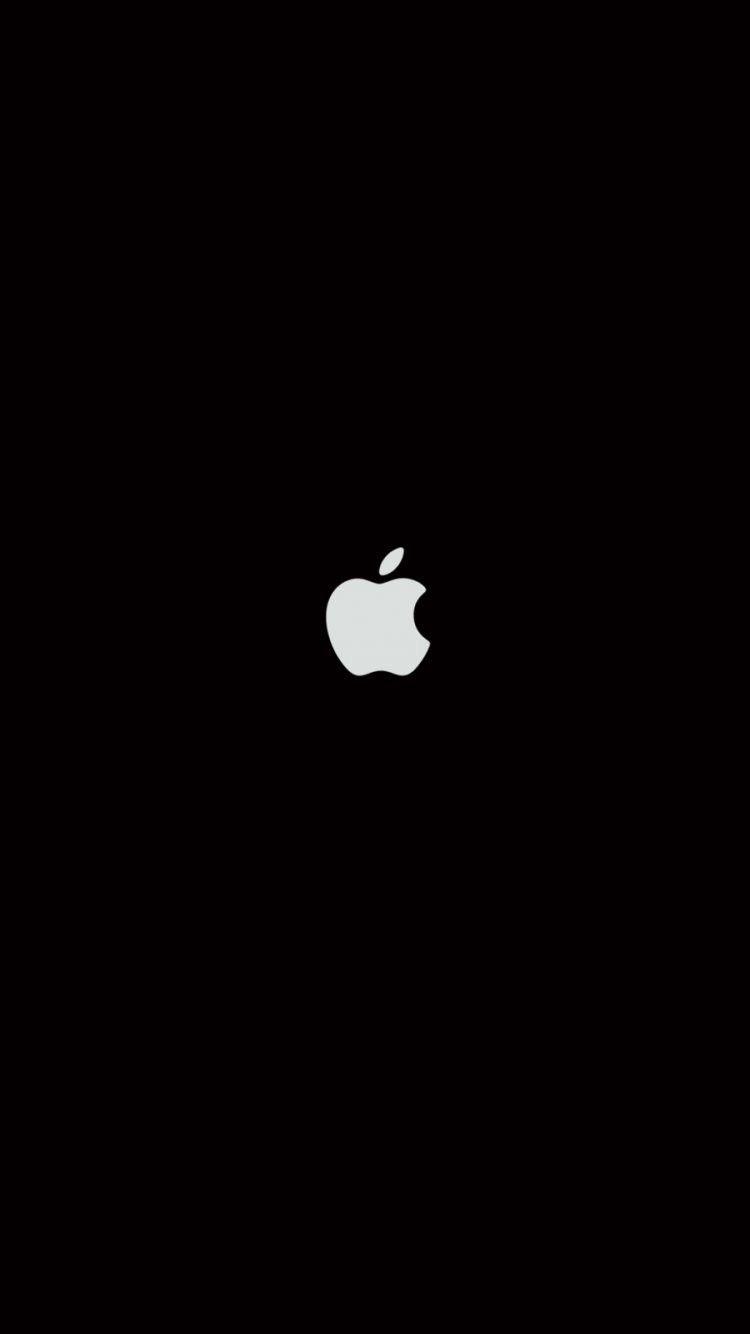 Black Plain Logo - Plain Black iPhone 6 Wallpaper 27063 - Logos iPhone 6 Wallpapers ...