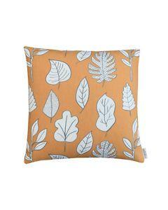 Blue Orange Green Leaf Logo - Cushion covers Pillows multi listing BISCAYNE Summer Leaf Green Grey