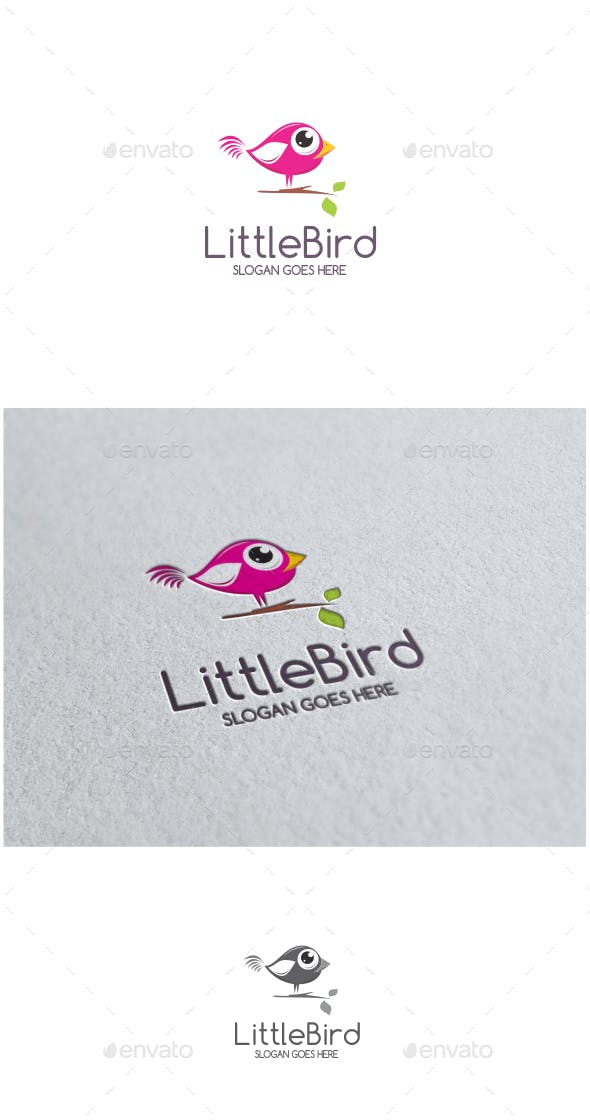 Little Bird Logo - Little Bird Logo by MS_designer | GraphicRiver