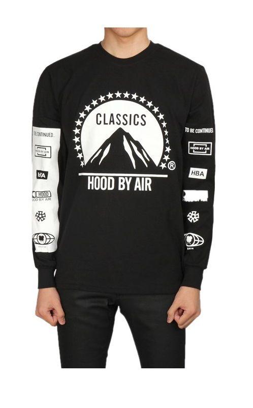 Hood by Air Clothing Logo - Indie Designs Hood by Air Inspired HBA Print Hoodie | Men's Fashion ...