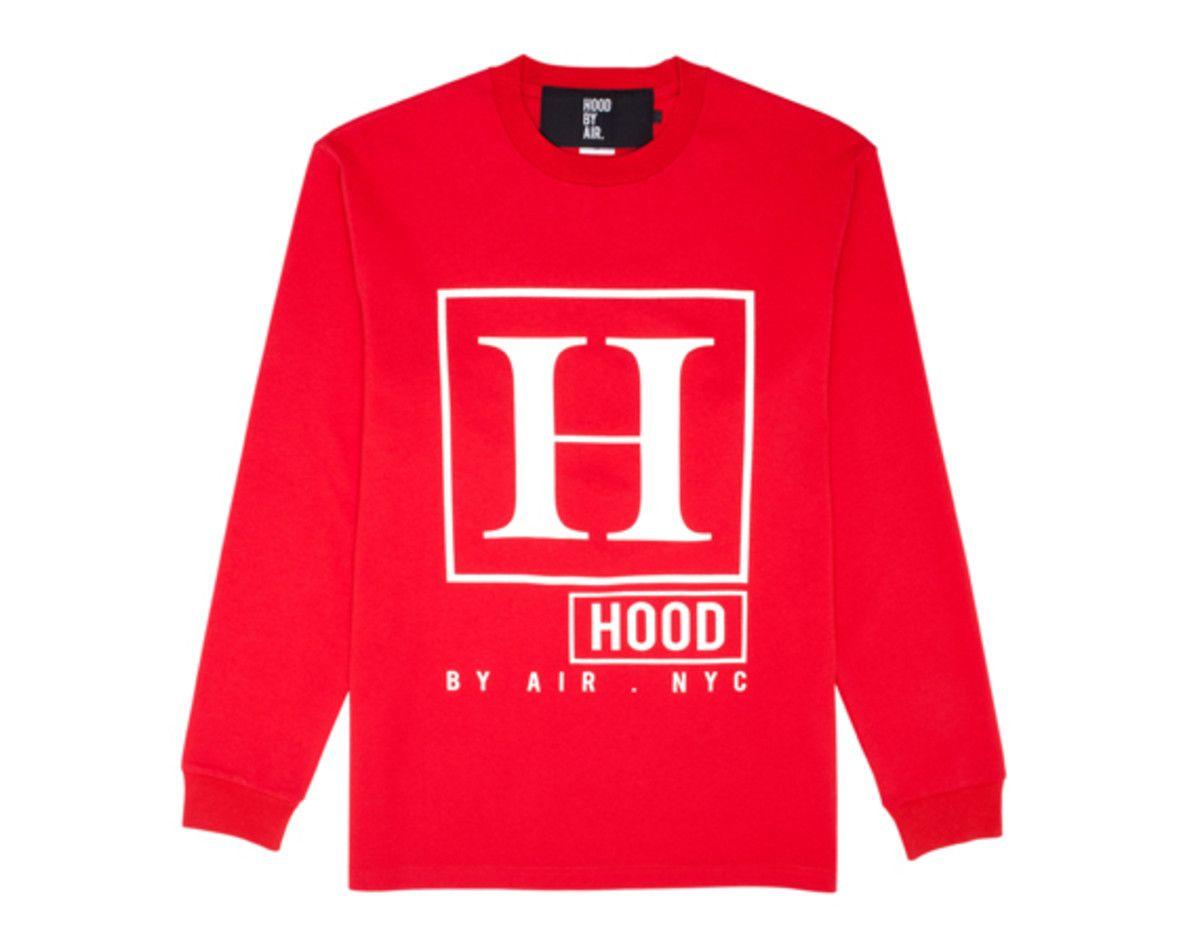 Hood by Air Clothing Logo - HOOD BY AIR for Yo'Hood – Red Collection - Freshness Mag