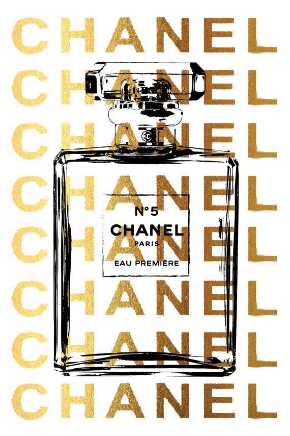 Big Chanel Logo - 24x36 large Chanel posterdigital file instant by hellomrmoon | A ...