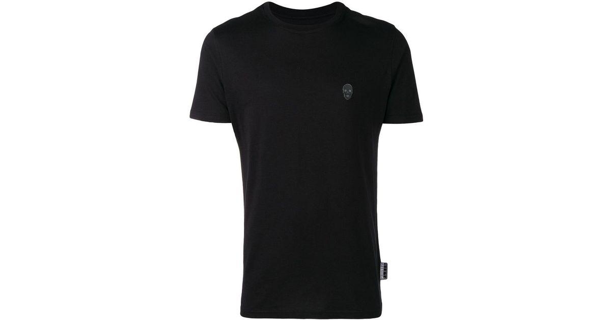 Black Plain Logo - Philipp Plein Plain Logo T-shirt in Black for Men - Lyst