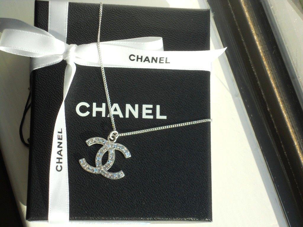 Big Chanel Logo - Chanel CC Logo Necklace big $270