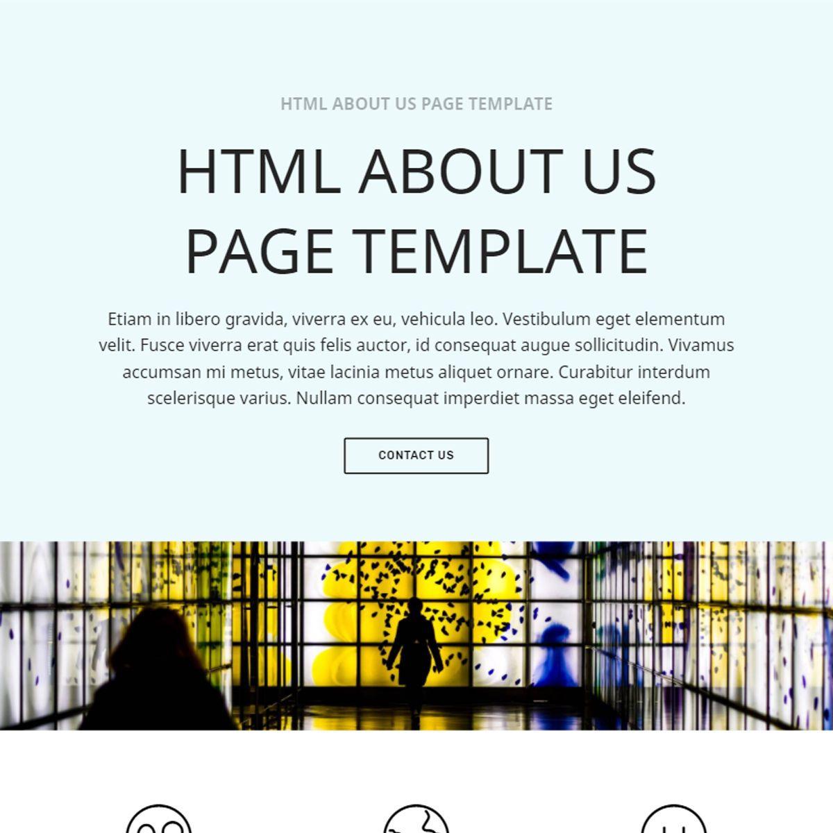 About.me Page for Header Logo - Free Bootstrap 4 Template 2019