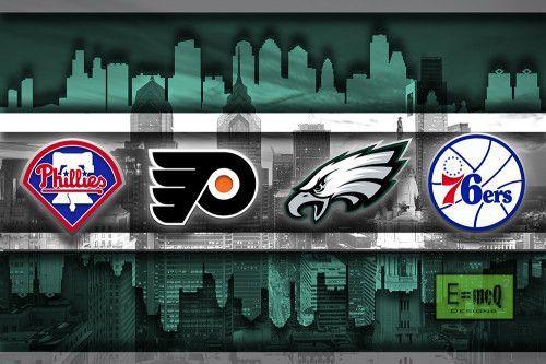 Eagles Phillies Flyers 76Ers Logo - Philadelphia Sports, Philadelphia Eagles, Flyers, 76ers, Phillies ...