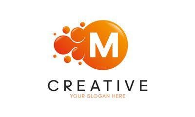 Orange M Logo - m Icon
