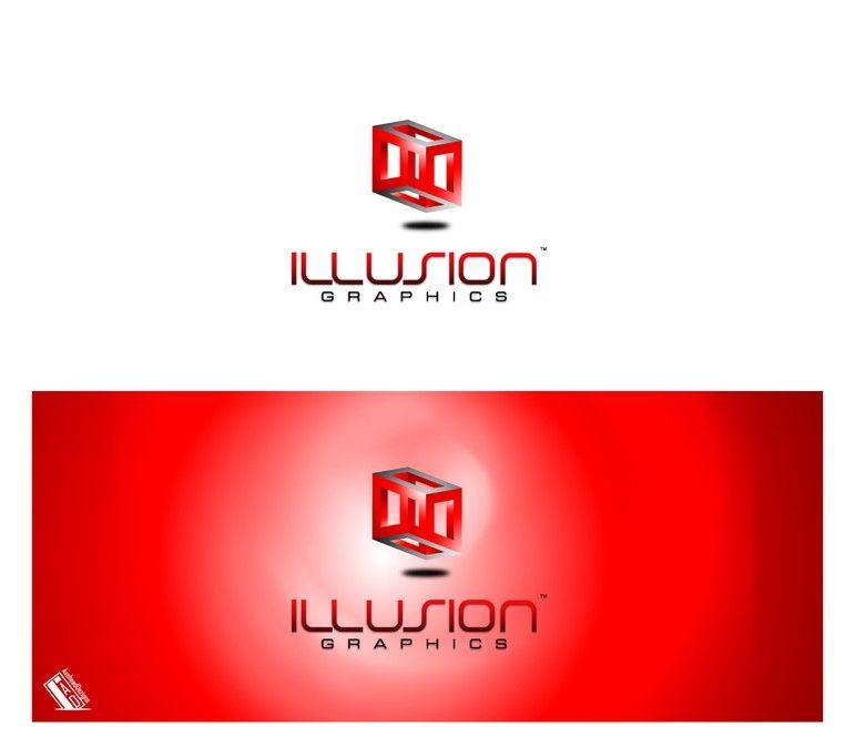 Two Words Red Logo - LOGO - I ONLY NEED TWO WORDS - Illusion Graphics | Logo design contest
