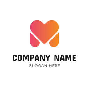 Orange M Logo - Free M Logo Designs. DesignEvo Logo Maker