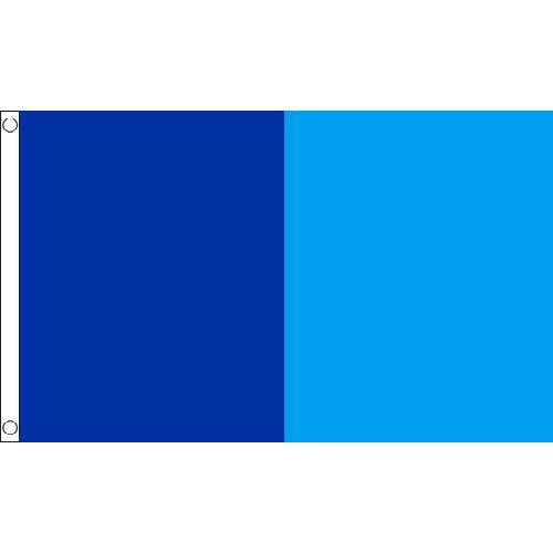 Navy Blue Flag Logo - Navy Blue & Sky Blue Irish County Small Flag 3Ft X 2Ft Ireland ...