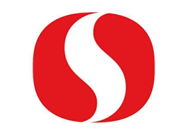 Two Words Red Logo - Safeway logo. uses negative space. it takes two shaded red swirls