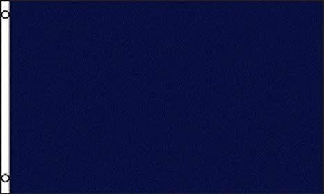 Navy Blue Flag Logo - Plain Navy Blue Flag'x3': Home & Kitchen