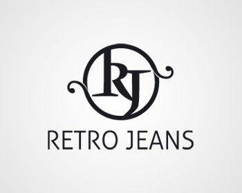 Jeans Logo - retro jeans logo design contest