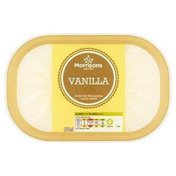 Amazon Prime Pantry Logo - Morrisons Vanilla Ice Cream, 900ml (Frozen): Amazon.co.uk: Prime Pantry