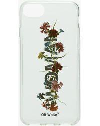 Off White Floral Arrow Logo - Off-White C/O Virgil Abloh Floral Arrow Print Iphone 6 Case in White ...