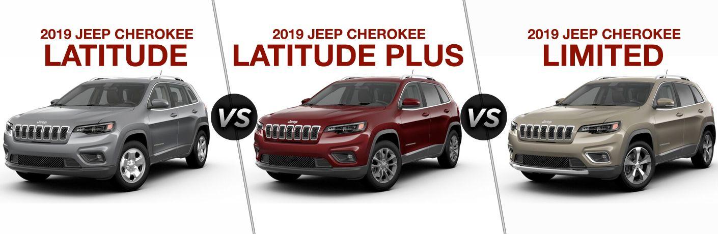 Jeep Cherokee Limited Logo - 2019 Jeep Cherokee Latitude vs Latitude Plus vs Limited