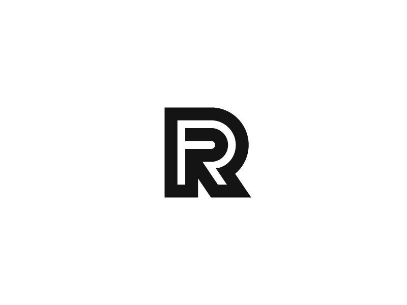 F R Logo - FR. Branding. Logo design, Logos, Monogram logo