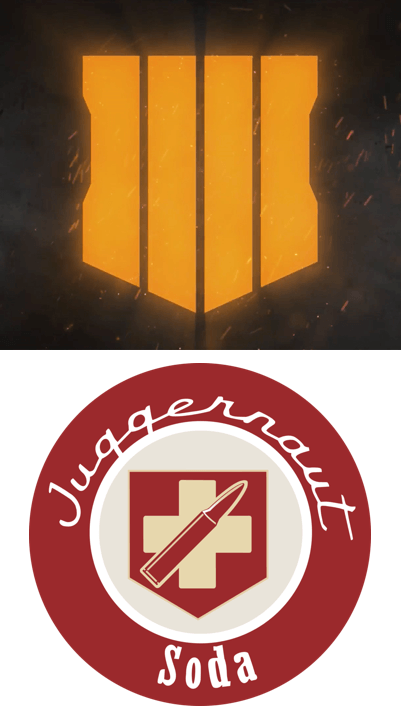 Black and Zombie Logo - The Black Ops 4 logo resembles a perk rather than a shield. Along