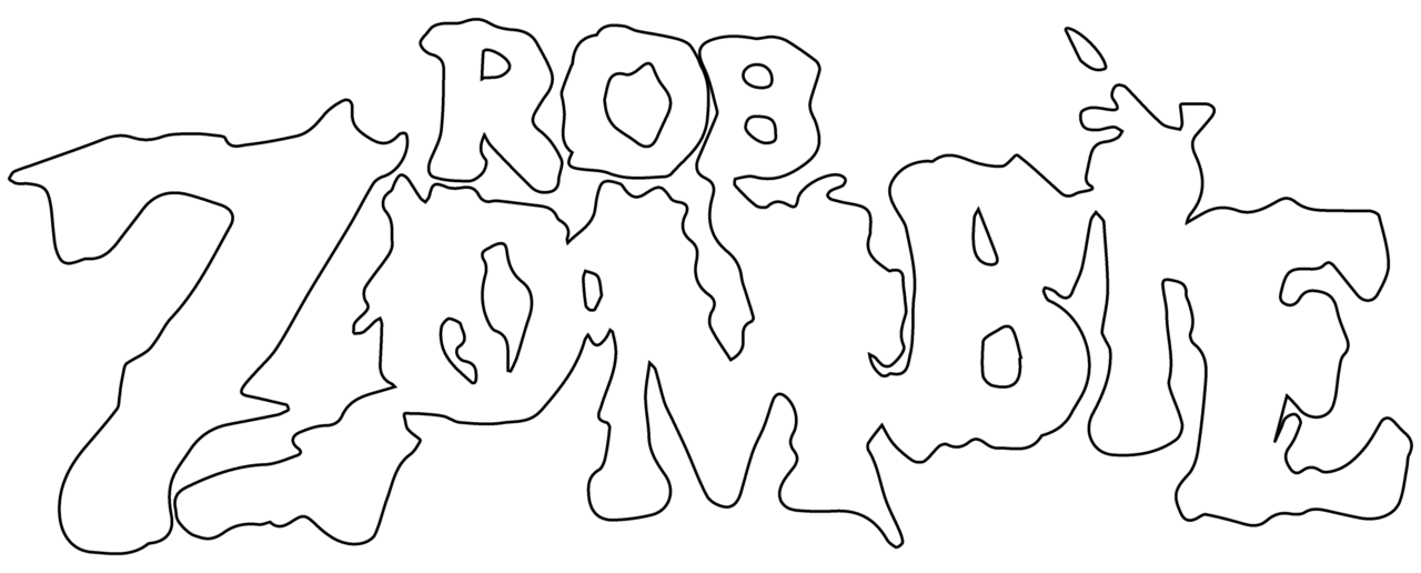 Black and Zombie Logo - ROB ZOMBIE