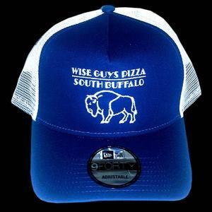 White and Blue Buffalo Logo - Wise Guys Buffalo Hat (White & Blue) – Wise Guys Mob Apparel