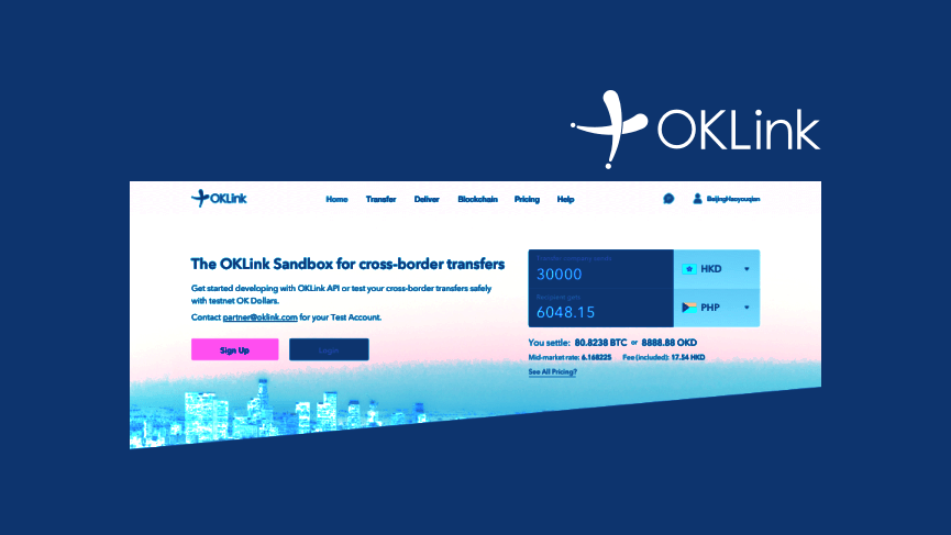 Oklink Blockchain Logo - Blockchain payment provider OKLink introduces Sandbox
