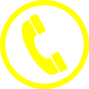Yellow Phone Logo - Phone Icon Clip Art at Clker.com - vector clip art online, royalty ...