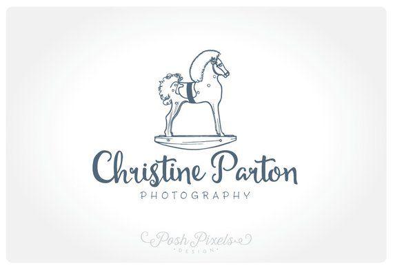 Cute Horse Logo - Logo Design Premade Rocking Horse Logo Horse Logo