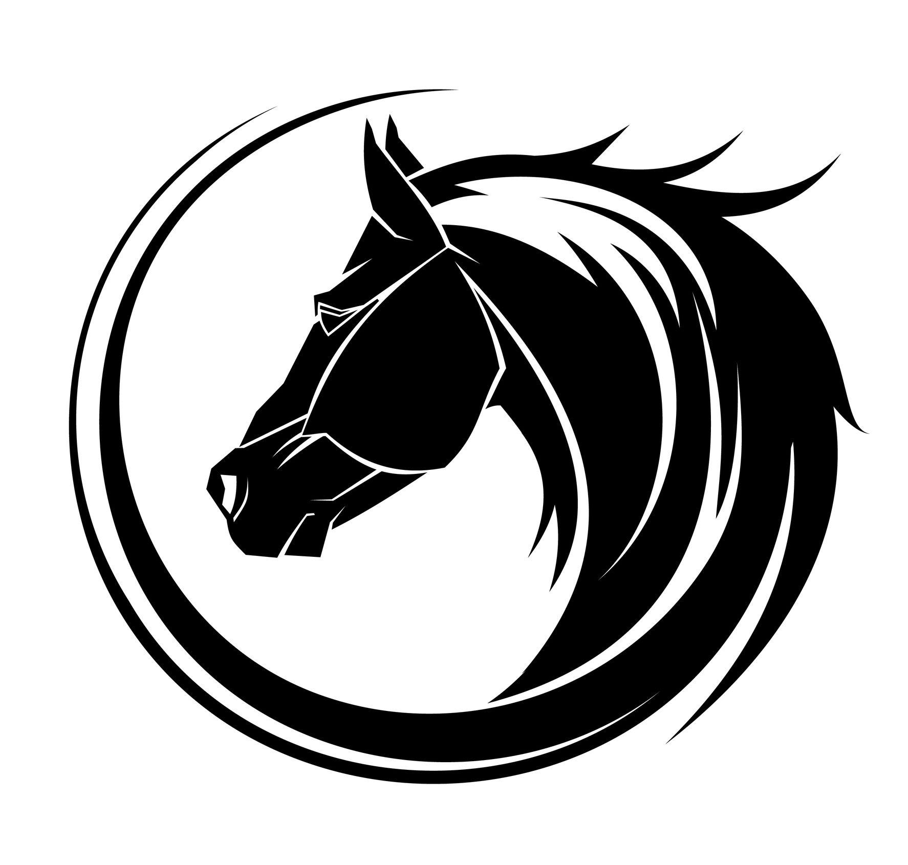 Cute Horse Logo - Free Horse Head Tatoo, Download Free Clip Art, Free Clip Art on ...