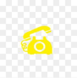 Yellow Phone Logo - Yellow Phone PNG Image. Vectors and PSD Files