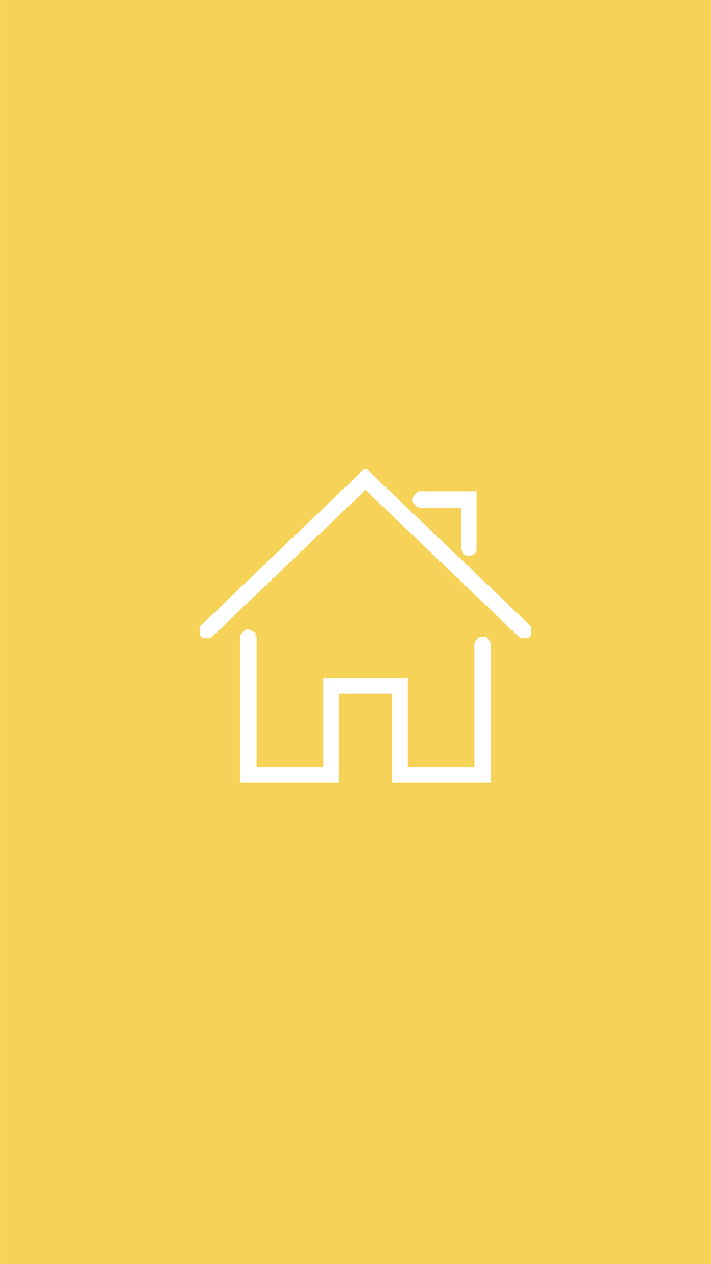 Yellow Phone Logo - yellow home Instagram story highlights template. Instagram