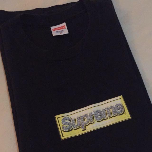Supreme Bling Box Logo - SUPREME BLING BOX LOGO, Men's Fashion, Clothes on Carousell