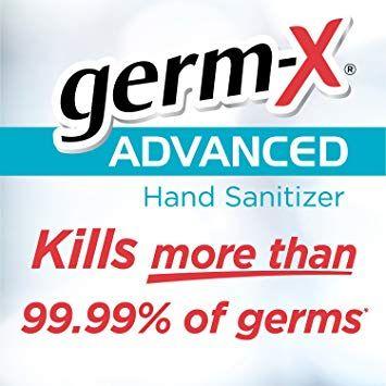 Germ- X Logo - Germ X Advanced Hand Sanitizer, Original, Pump Bottle