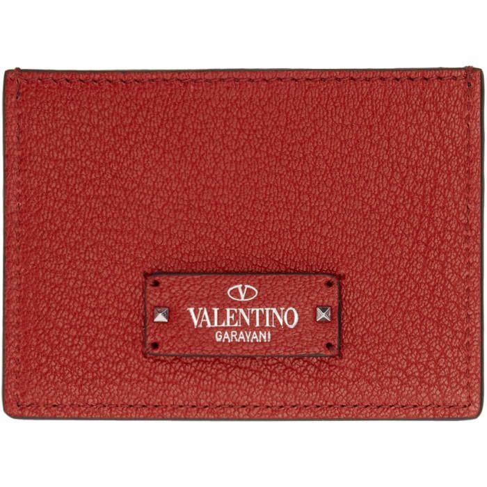 Red Valentino Logo - Valentino Red Valentino Garavani Logo Patch Card Holder RED Valentino