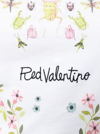 Red Valentino Logo - Red Valentino Embroidered Logo T-shirt - Farfetch