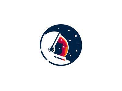 Really Cool Logo - Astronaut | Illustration | Astronaut, Logos, Illustration