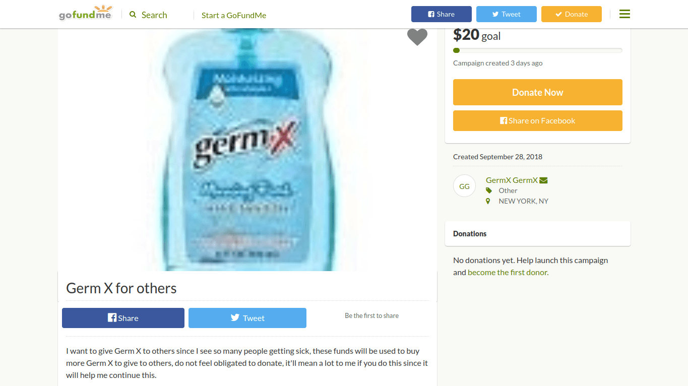 Germ- X Logo - GermX for others, huh?