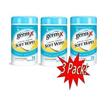 Germ- X Logo - Amazon.com : Germ X Soft Wipes 72 Count Alcohol Free Wipes For Hands ...