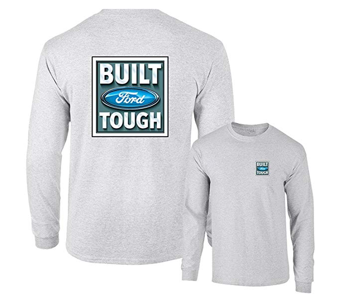 Ford Tough Logo - Amazon.com: Built Ford Tough Logo Classic Emblem Long Sleeve T-Shirt ...