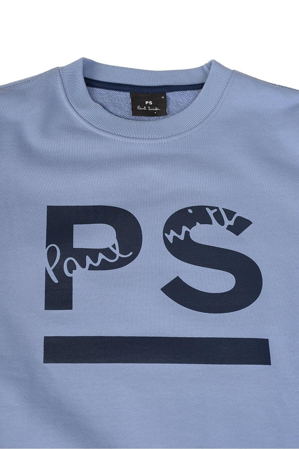 Blue PS Logo - Paul Smith Ps Logo Sweatshirt Blue in Blue for Men - Lyst