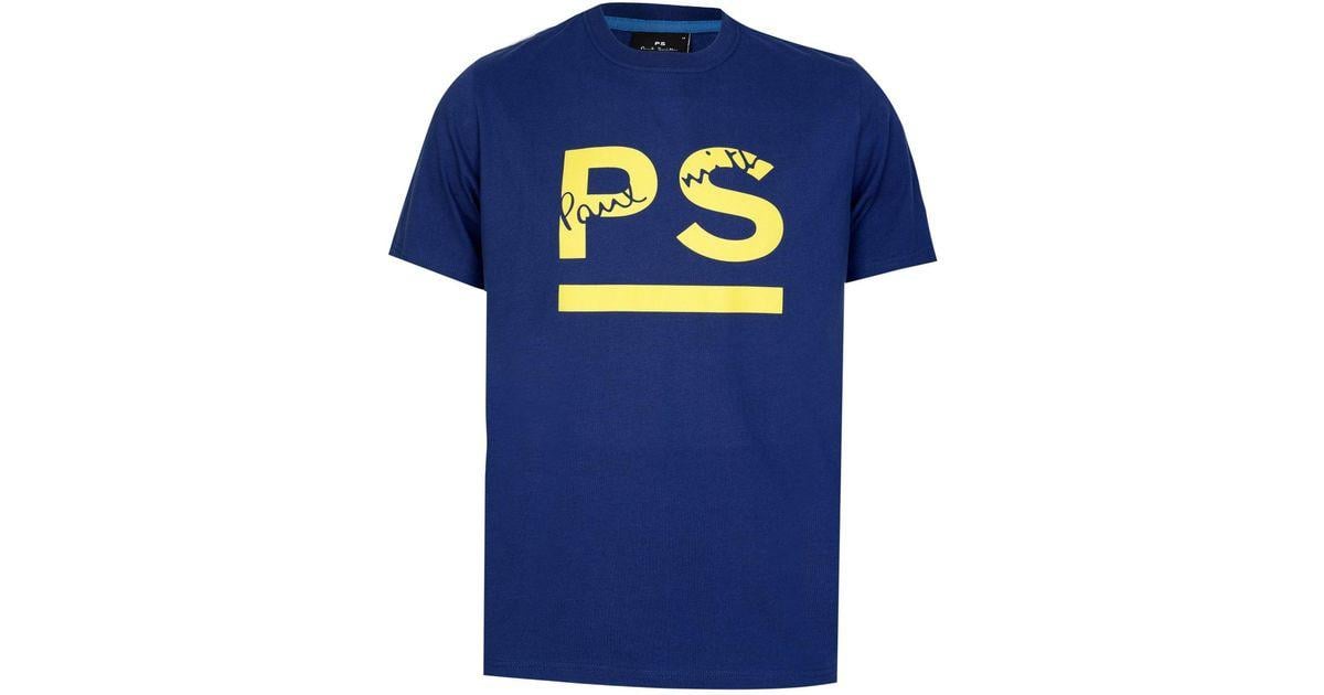 Blue PS Logo - Paul Smith Ps Logo Tshirt Blue in Blue for Men - Lyst