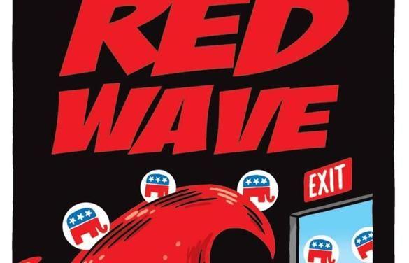 Trump Red Wave Logo - Republicans' red wave in the 2018 elections - The Boston Globe