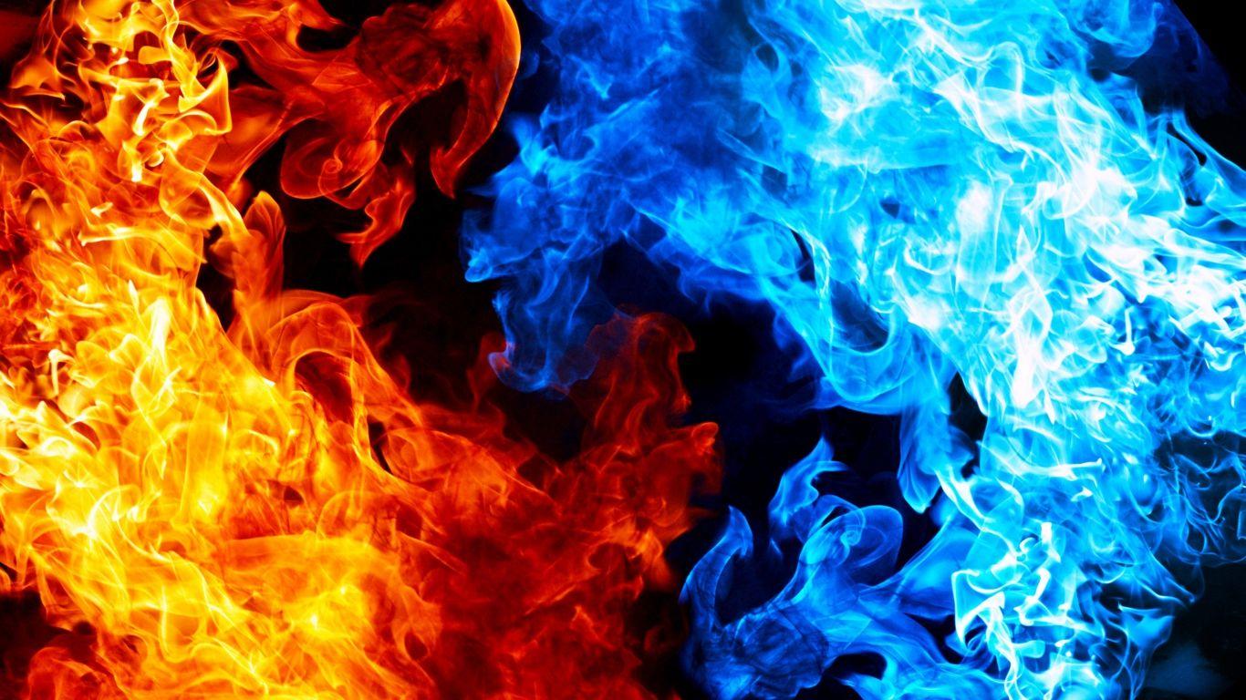 Red Blue Flame Logo - HD Background Red Yellow Blue Flame Texture Pattern Wallpaper