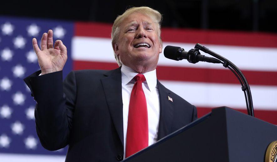 Trump Red Wave Logo - Donald Trump touts 'big red wave' in midterm elections, but analysts ...