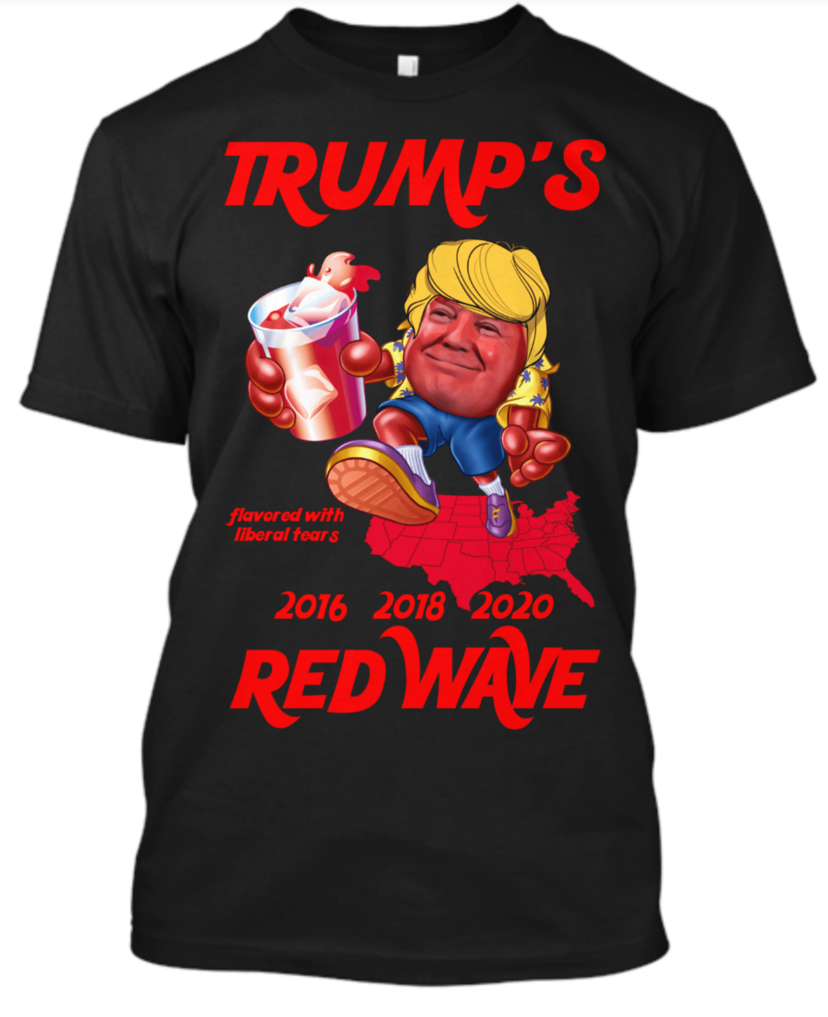 Trump Red Wave Logo - GrDr Trump's Red Wave – 1776